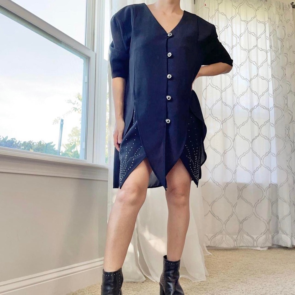 VTG handkerchief shirt dress